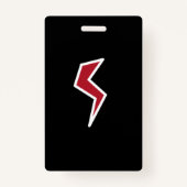 Professionele Hoge Risico Bouw Badge (Achterkant)