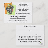 Professionele honden- en kattenkaartjes afsprakenkaartje (Voorkant / Achterkant)