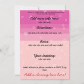 Professionele hondenboomkaarten adverteren aankondiging (Achterkant)