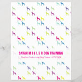 Professionele Hondentrainer Flyer Great Dane (Voorkant)