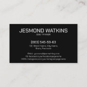 Professionele Hondentraining Visitekaartje (Achterkant)