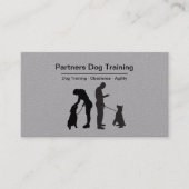 Professionele hondentrainingen visitekaartje (Voorkant)