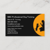 Professionele hondentrainingen visitekaartje (Voorkant)