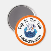 Professionele hondenverzorging magneet (Voorkant / Achterkant)