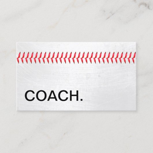 Professionele honkbalsport visitekaartje (Voorkant)