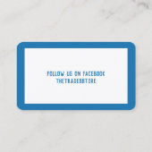 Professionele Hoog Risico Handels en Industrieën Visitekaartje (Achterkant)