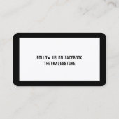 Professionele Hoog Risico Handels en Industrieën Visitekaartje (Achterkant)