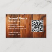 Professionele houtbewerking Sjablonen Visitekaartje (Voorkant)