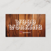 Professionele houtbewerking Sjablonen Visitekaartje (Achterkant)