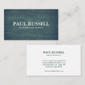 Professionele Houten Graan Rustieke Carpenter Carp Visitekaartje (Voorkant / Achterkant)