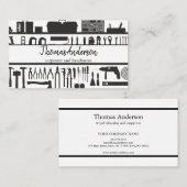 Professionele Houten Graan Rustieke Timmerwerk Visitekaartje (Voorkant / Achterkant)