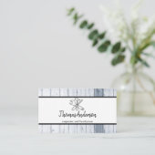 Professionele Houten Graan Rustieke Timmerwerk Visitekaartje (Staand voorkant)