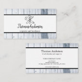 Professionele Houten Graan Rustieke Timmerwerk Visitekaartje (Voorkant / Achterkant)