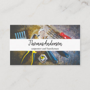 Professionele Houten Graan Rustieke Timmerwerk Visitekaartje