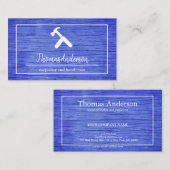 Professionele Houten Graan Rustieke Timmerwerk Visitekaartje (Voorkant / Achterkant)