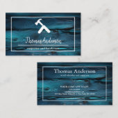 Professionele Houten Graan Rustieke Timmerwerk Visitekaartje (Voorkant / Achterkant)