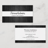 Professionele Houten Graan Rustieke Timmerwerk Visitekaartje (Voorkant / Achterkant)