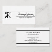 Professionele Houten Graan Rustieke Timmerwerk Visitekaartje (Voorkant / Achterkant)