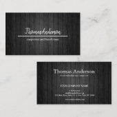 Professionele Houten Graan Rustieke Timmerwerk Visitekaartje (Voorkant / Achterkant)