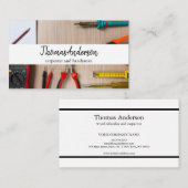 Professionele Houten Graan Rustieke Timmerwerk Visitekaartje (Voorkant / Achterkant)