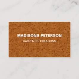 professionele houten timmerbouw visitekaartje