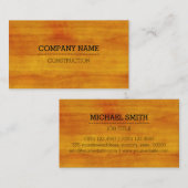 Professionele houtkorrel #4 visitekaartje (Voorkant / Achterkant)