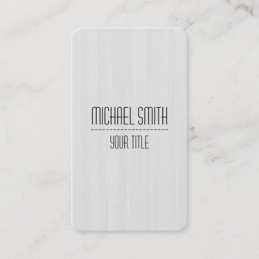 Professionele houtnerf look #12 visitekaartje (Voorkant)