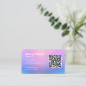 Professionele huid estheticus visitekaartje (Staand voorkant)