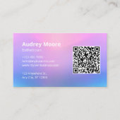 Professionele huid estheticus visitekaartje (Voorkant)