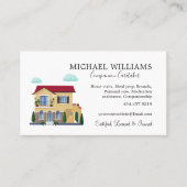 Professionele Huis Caregiver Services Visitekaartje (Voorkant)