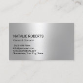 Professionele Huis Reiniging Stofzuiger Blauw Visitekaartje (Achterkant)