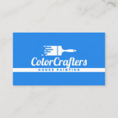 Professionele Huis Schilder Aannemer Schilderen Visitekaartje (Achterkant)