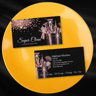 Professionele huis schoonmaak huishouding visitekaartje