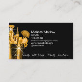 Professionele huis schoonmaak huishouding visitekaartje (Achterkant)