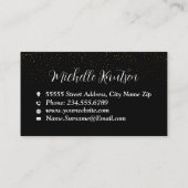 Professionele Huis Schoonmaak Service zwart Goud Visitekaartje (Achterkant)