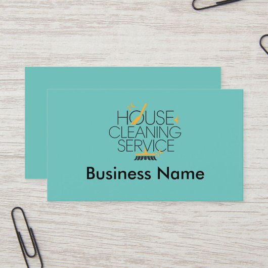 Professionele Huis Schoonmaak Services Visitekaart Visitekaartje
