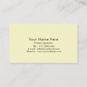 Professionele Huis Schoonmaak Services Visitekaart Visitekaartje (Achterkant)