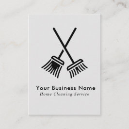 Professionele Huis Schoonmaak Services Visitekaart Visitekaartje