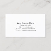 Professionele Huis Schoonmaak Services Visitekaart Visitekaartje (Achterkant)