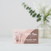 Professionele huis schoonmaakservice modern visitekaartje (Staand voorkant)