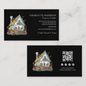 Professionele Huis Zorgverlener Services QR-code Visitekaartje (Voorkant / Achterkant)