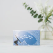 Professionele Huishouding Squeege Raamschoonmaak Visitekaartje (Staand voorkant)