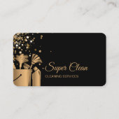 Professionele huishoudreinigingsmachine Gold Glitt Visitekaartje (Voorkant)