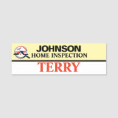 Professionele huisinspectie naamplaatje (Voorkant)