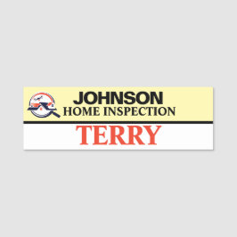 Professionele huisinspectie naamplaatje