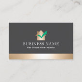 Professionele huisinspectie visitekaartje (Voorkant)