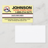 Professionele huisinspectie visitekaartje (Voorkant / Achterkant)