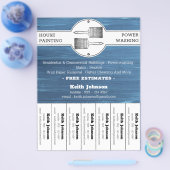 Professionele Huisschilder Decorateur Aannemer Flyer (Enkel)