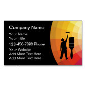 Professionele huisschilder magnetisch visitekaartje (Voorkant)