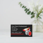 Professionele huisschilder visitekaartje (Staand voorkant)